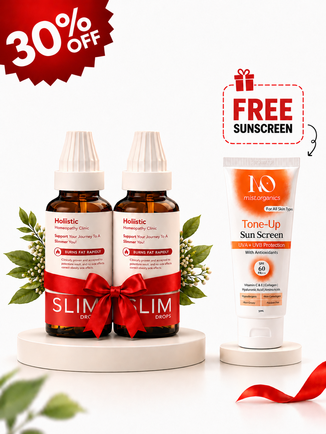 40-Day Slim Drops Challenge + FREE Sunscreen