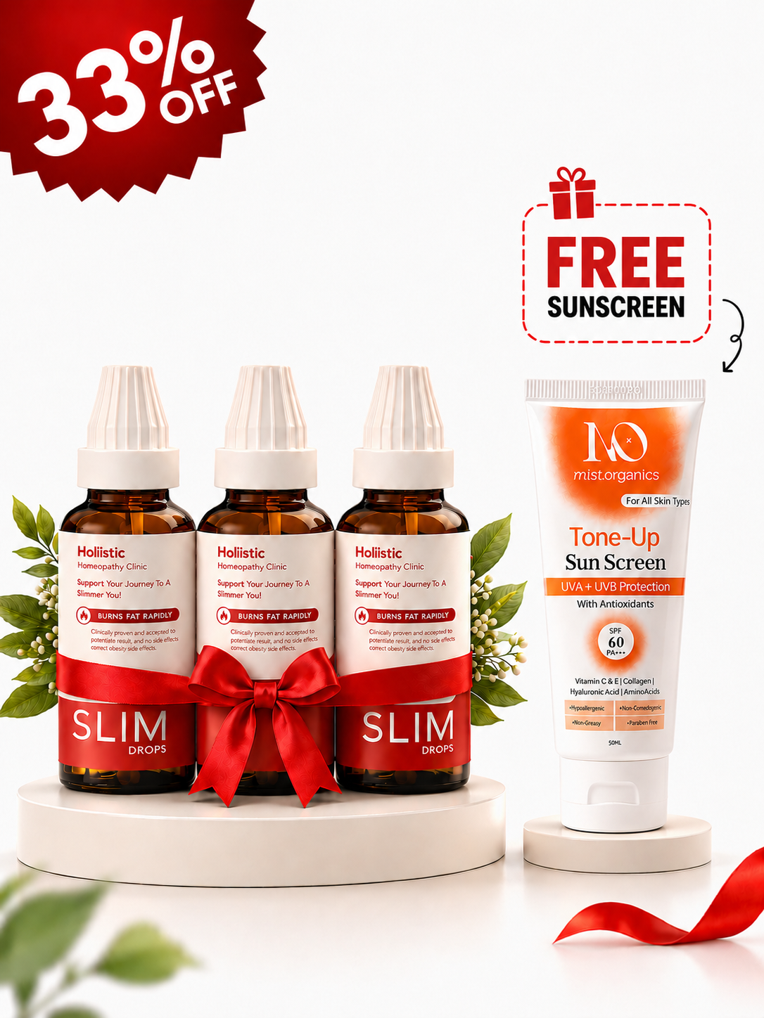 60-Day Slim Drops Challenge + FREE Sunscreen