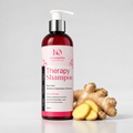 MistOrganics Therapy Shampoo 200ml bottle with fresh ginger root