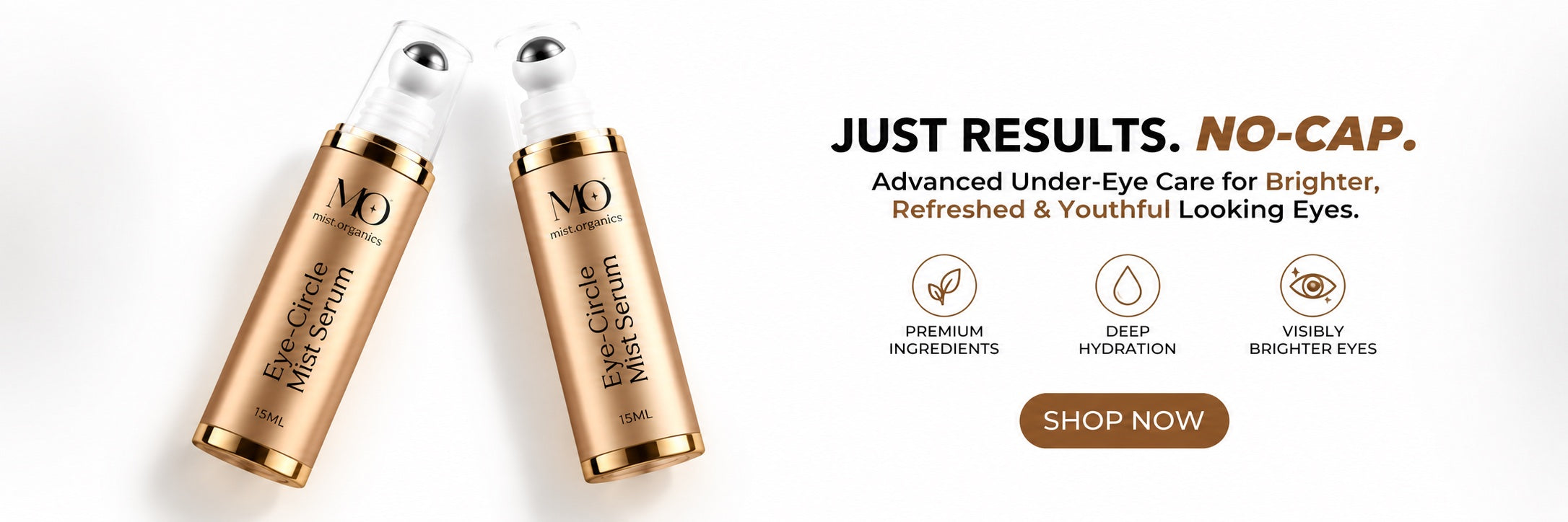 Eyeconic Glow Mist Serum - advanced under-eye care for brighter, refreshed eyes